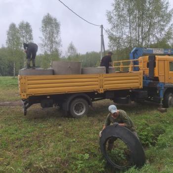 доставка бетонных ЖБ колец